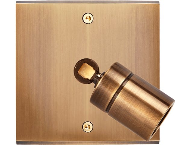 MODELEC - Façade Confidence Laiton Vieux Bronze Simple Spot Vis