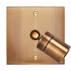 MODELEC - Façade Confidence Laiton Vieux Bronze Simple Spot Vis