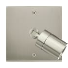 MODELEC - Façade Confidence Laiton Nickel Satine Simple Spot 360° à Vis