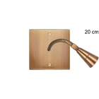 MODELEC - Façade Confidence Laiton Vieux Bronze Simple Liseuse 20