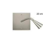 MODELEC - Façade Confidence Laiton Nickel Satine Simple Liseuse 20