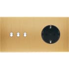 MODELEC - Façade Confidence Laiton Brosse Double Horizontale B3 PCK