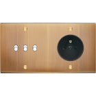 MODELEC - Façade Confidence Laiton Vieux Bronze Double Horizontale B3 PC à Vis