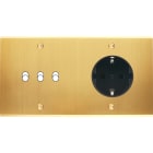 MODELEC - Façade Confidence Laiton Satine Double Horizontale B3 PCK à Vis