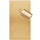 MODELEC - Façade Confidence Laiton Brosse Double Verticale Spot