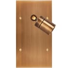 MODELEC - Façade Confidence Laiton Vieux Bronze Double Verticale Spot