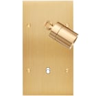MODELEC - Façade Confidence Laiton Brosse Double Verticale Spot + B1