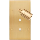 MODELEC - Façade Confidence Laiton Brosse Double Verticale Spot + B1 B1 Aligne