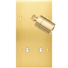 MODELEC - Façade Confidence Laiton Satine Double Verticale Spot +B2