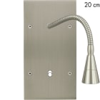 MODELEC - Façade Confidence Laiton Nickel Satine Double Verticale Lis20 + B1