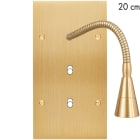 MODELEC - Façade Confidence Laiton Brosse Double Verticale Lis20 + B1 B1 Aligne