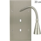 MODELEC - Façade Confidence Laiton Nickel Satine Double Verticale Lis20+B1 B1 Aligne