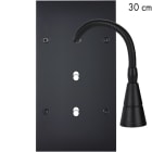 MODELEC - Façade Confidence Laiton Noir Mat Double Verticale Lis30 + B1 B1 Aligne