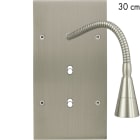 MODELEC - Façade Confidence Laiton Nickel Satine Double Verticale Lis30 +B1 B1 Aligne