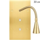 MODELEC - Façade Confidence Laiton Satine Double Verticale Lis30 + B1 B1 Aligne