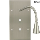 MODELEC - Façade Confidence Laiton Nickel Satine Double Verticale Lis40 B1 B1 Aligne