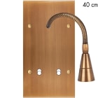 MODELEC - Façade Confidence Laiton Vieux Bronze Double Verticale Liseuse 40 + B2