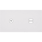 MODELEC - Façade Désir Blanc Mat Double Horizontale C1 U1