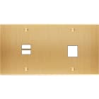 MODELEC - Façade Confidence Laiton Brosse Double Horizontale U1 M1 à Vis