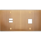 MODELEC - Façade Confidence Laiton Vieux Bronze Double Horizontale U1 M1 à Vis