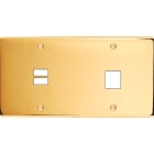 MODELEC - Façade Confidence Laiton Or Miroir Double Horizontale U1 M1 à Vis