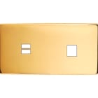 MODELEC - Façade Confidence Laiton Or Miroir Double Horizontale U1 M1