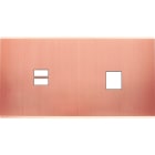 MODELEC - Façade Confidence Laiton Cuivre Satine Double Horizontale U1 M1