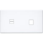 MODELEC - Façade Hitera Blanc Double Horizontale U1 M1