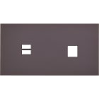MODELEC - Façade Désir Anthracite Mat Double Horizontale U1 M1