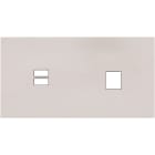 MODELEC - Façade Désir Gris Perle Mat Double Horizontale U1 M1