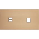 MODELEC - Façade Désir Doré Mat Double Horizontale U1 M1