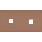 MODELEC - Façade Désir Moka Mat Double Horizontale U1 M1