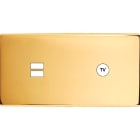 MODELEC - Façade Confidence Laiton Or Miroir Double Horizontale U1 C1