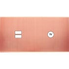 MODELEC - Façade Confidence Laiton Cuivre Satine Double Horizontale U1 C1