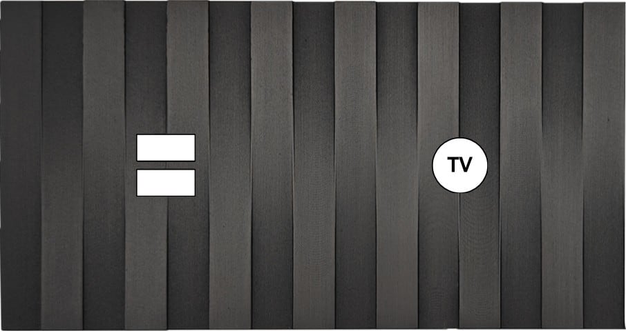 MODELEC - Façade Empreintes LIGNE Canon de Fusil Double Horizontale Chargeur USB Prise TV