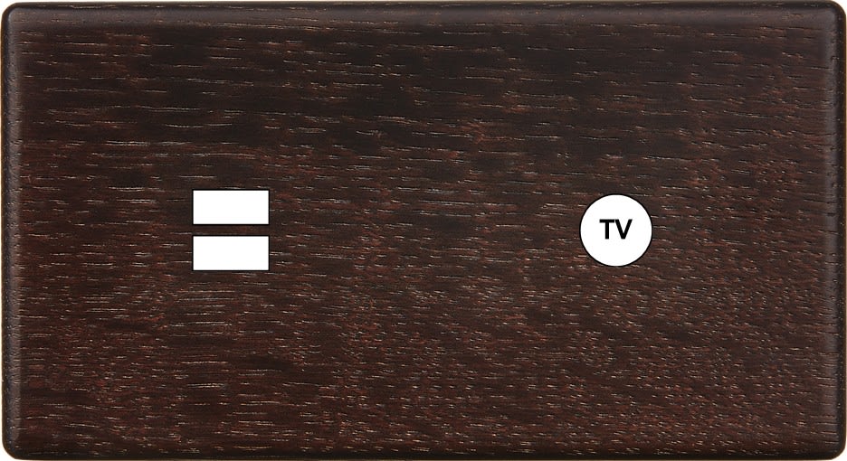 MODELEC - Façade Hitera Chene Fonce Double Horizontale U1 C1