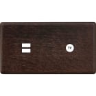 MODELEC - Façade Hitera Chene Fonce Double Horizontale U1 C1