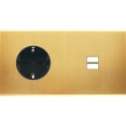 MODELEC - Façade Confidence Laiton Satine Double Horizontale PCK U1