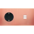 MODELEC - Façade Confidence Laiton Cuivre Satine Double Horizontale PCK U1