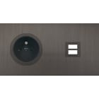 MODELEC - Façade Empreintes VOLUME Canon de Fusil Double Horizontale Prise de Courant U1 M