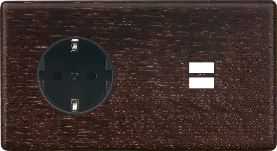 MODELEC - Façade Hitera Chene Foncence Double Horizontale PCK U1