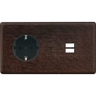 MODELEC - Façade Hitera Chene Foncence Double Horizontale PCK U1