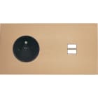 MODELEC - Façade Désir Doré Mat Double Horizontale PC U1