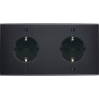 MODELEC - Façade Confidence Laiton Noir Mat Double Horizontale PCK Pck Vis