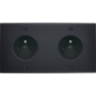 MODELEC - Façade Confidence Laiton Noir Mat Double Horizontale PC Pc à Vis