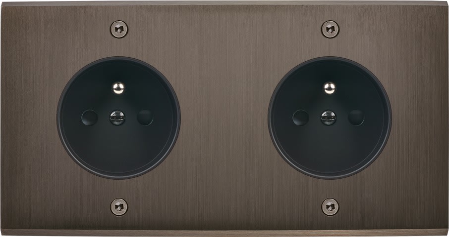 MODELEC - Façade Confidence Laiton Canon De Fusil Double Horizontale PC Pc à Vis