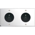 MODELEC - Façade Confidence Laiton Chrome Double Horizontale PC Pc à Vis