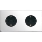 MODELEC - Façade Confidence Laiton Chrome Double Horizontale PCK Pck