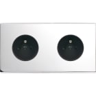 MODELEC - Façade Confidence Laiton Chrome Double Horizontale PC Pc