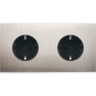 MODELEC - Façade Confidence Laiton Nickel Satine Double Horizontale PCK Pck